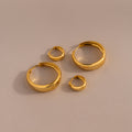 Bold Sculpted Hoops Set