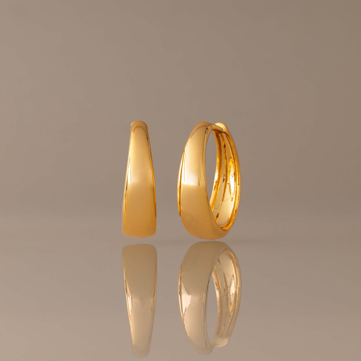 Bold Sculpted Hoops Set