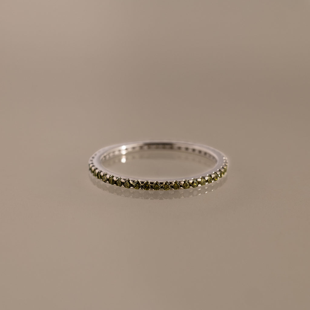 Eternity Peridot Ring