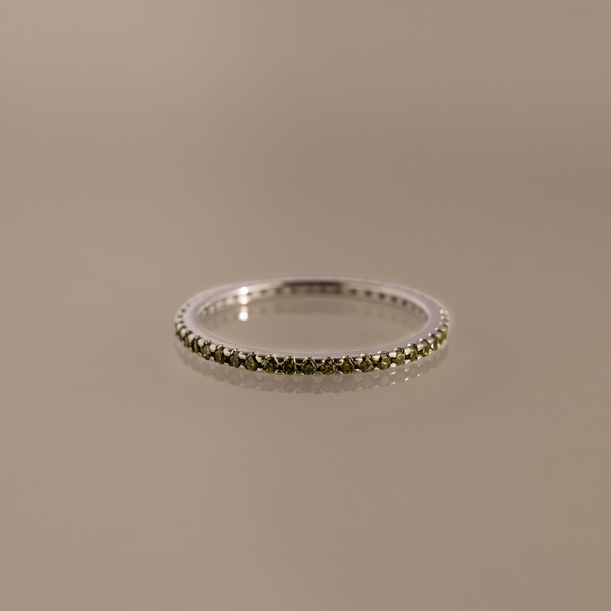 Eternity Peridot Ring