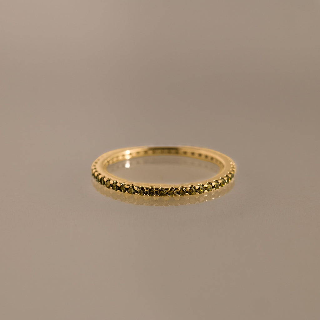 Eternity Peridot Ring
