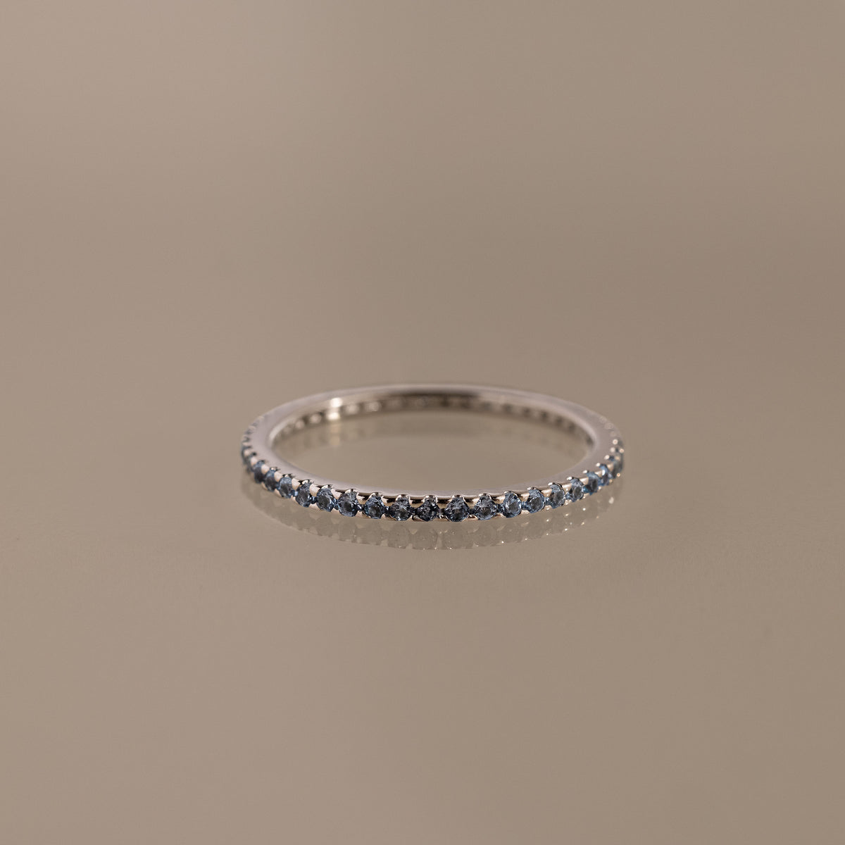Eternity Aquamarine Ring