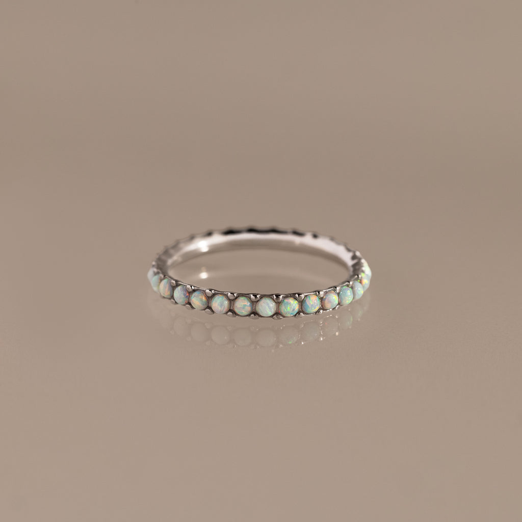Eternity Tennis Opal Ring
