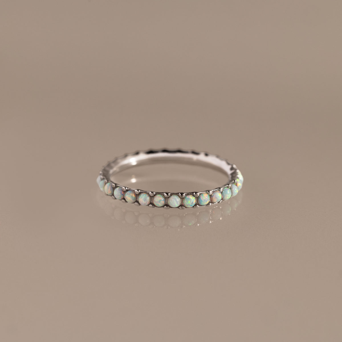 Eternity Tennis Opal Ring