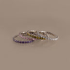 Eternity Tennis Pink Tourmaline Ring