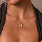 Floral Locket Necklace