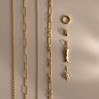 Mystic Diamond Sun Charm in 18K Gold