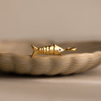 Swimmer Fish Charm in 18K Gold
