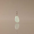 Seafoam Drop Charm in Silver