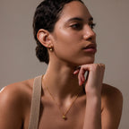 Shark Tooth Jewelry Set in 18K Gold