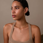 Pearl Cascade Jewelry Set in 18K Gold