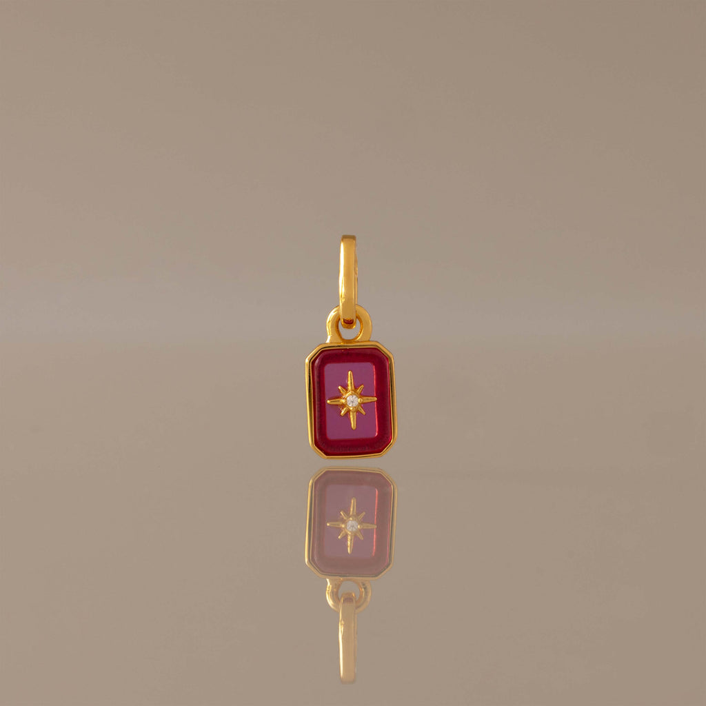 North Star Ruby Charm