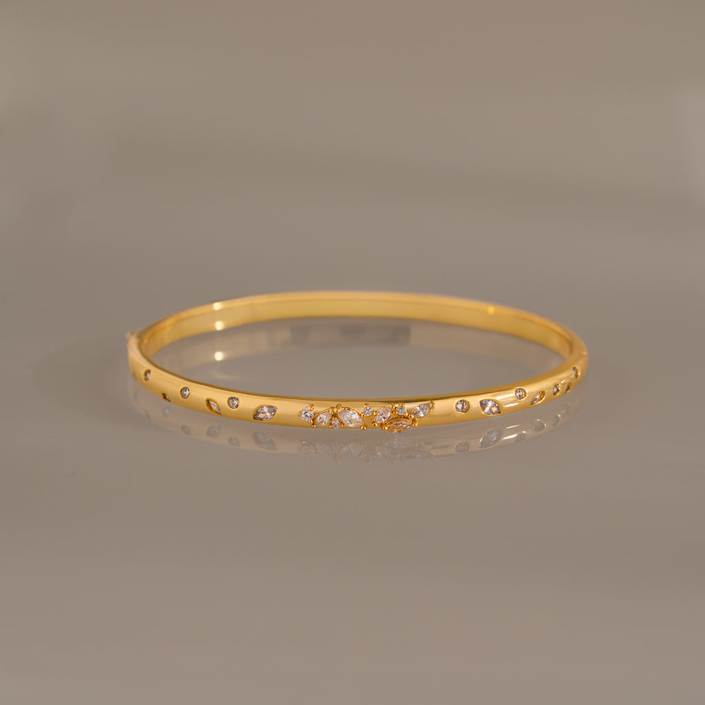 Mixed Diamond Sprinkle Bangle