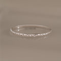 Mixed Diamond Sprinkle Bangle in Silver