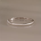 Flow Bangle Bracelet in Silver