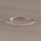 Sparkle Diamond Bangle in Silver