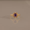Celestial Alexandrite Halo Ring