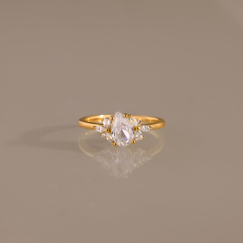 Diamond Petal Ring