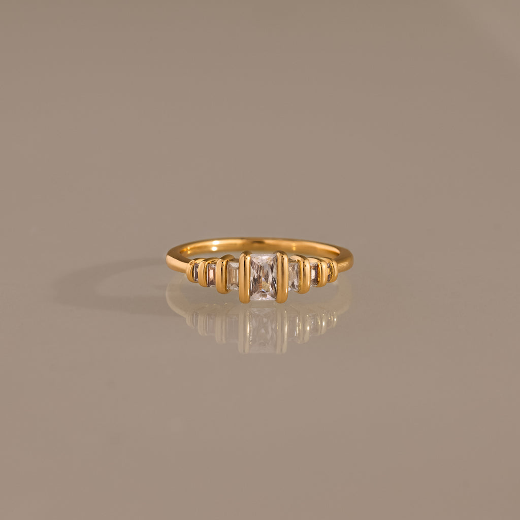 Art Deco Prism Ring