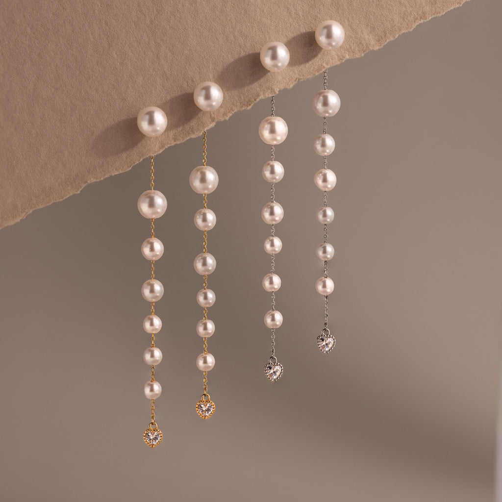 Waterfall Pearl Earrings