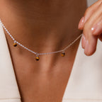 Tiger's Eye Station Necklace