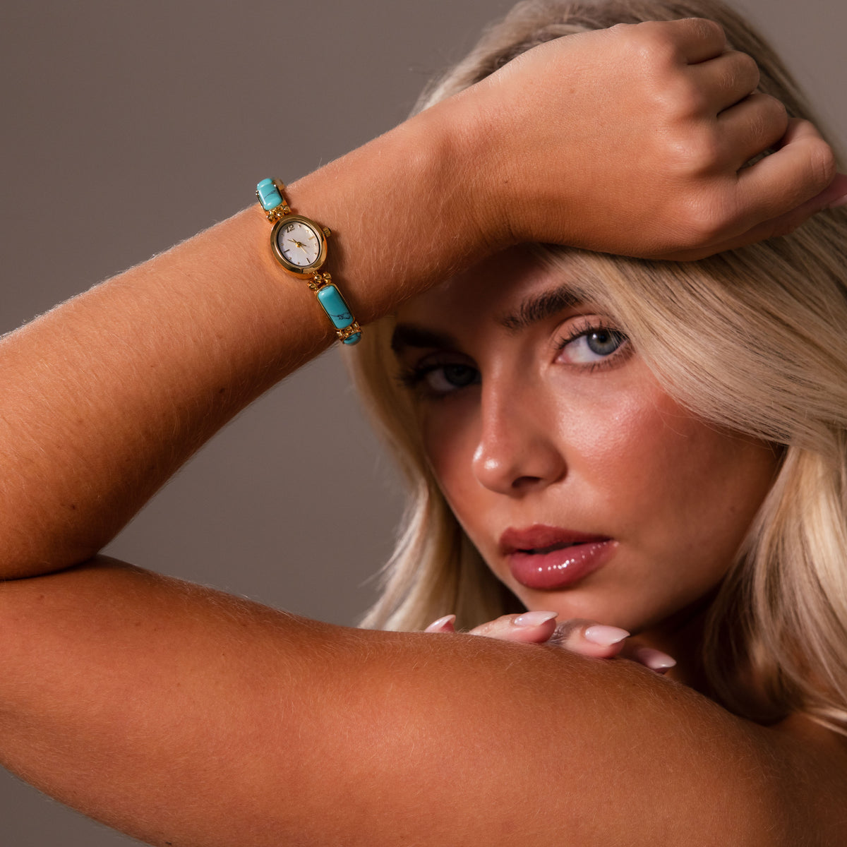 Turquoise Band Timepiece