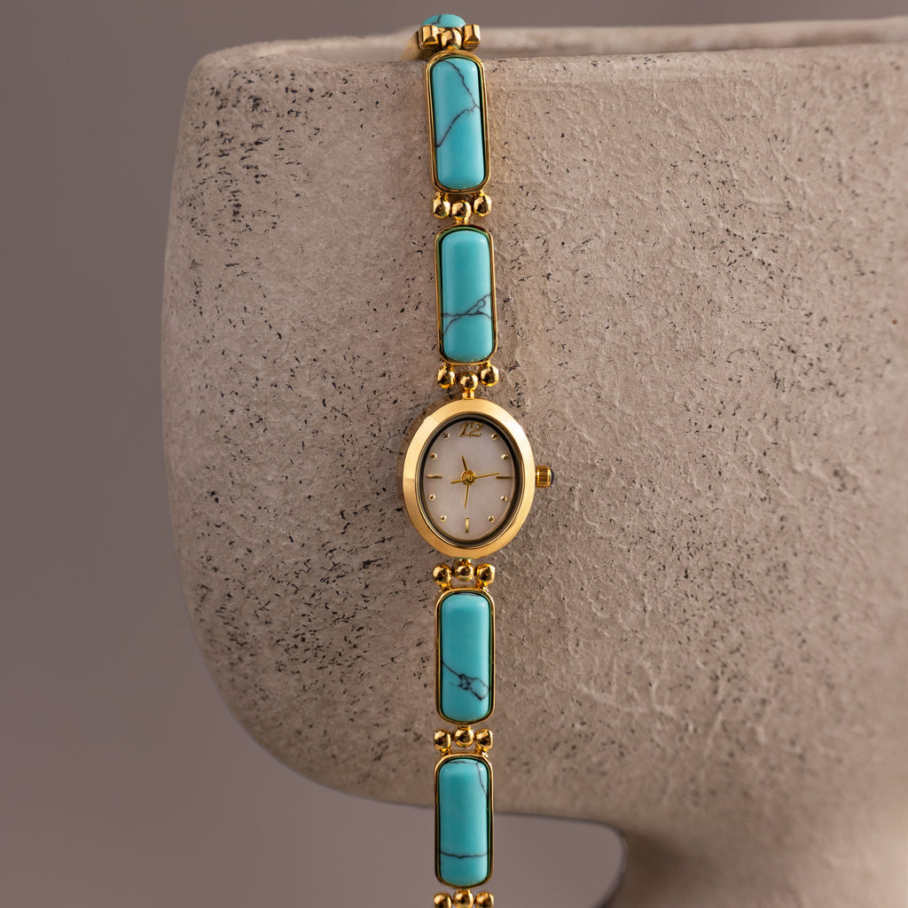 Turquoise Band Timepiece