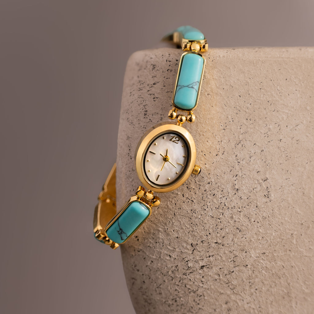 Turquoise Band Timepiece