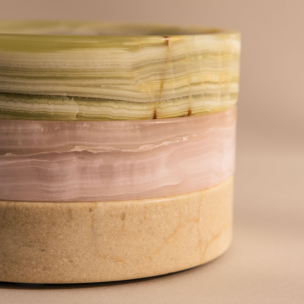 Beige Marble Jewelry Dish