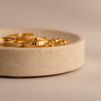 Beige Marble Jewelry Dish