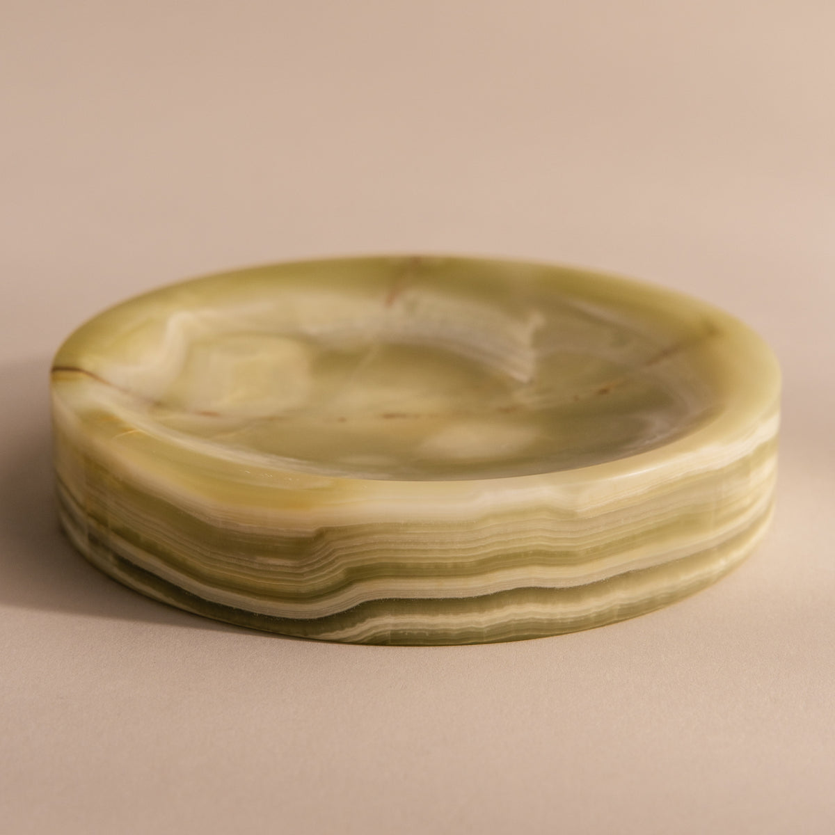 Green Onyx Jewelry Dish