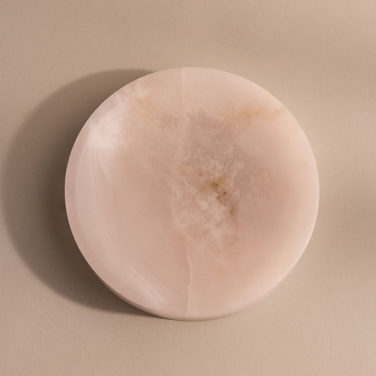 Pink Onyx Jewelry Dish
