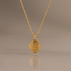 Floral Locket Necklace