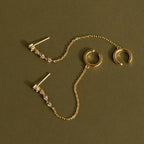 Diamond Veil Ear Cuffs