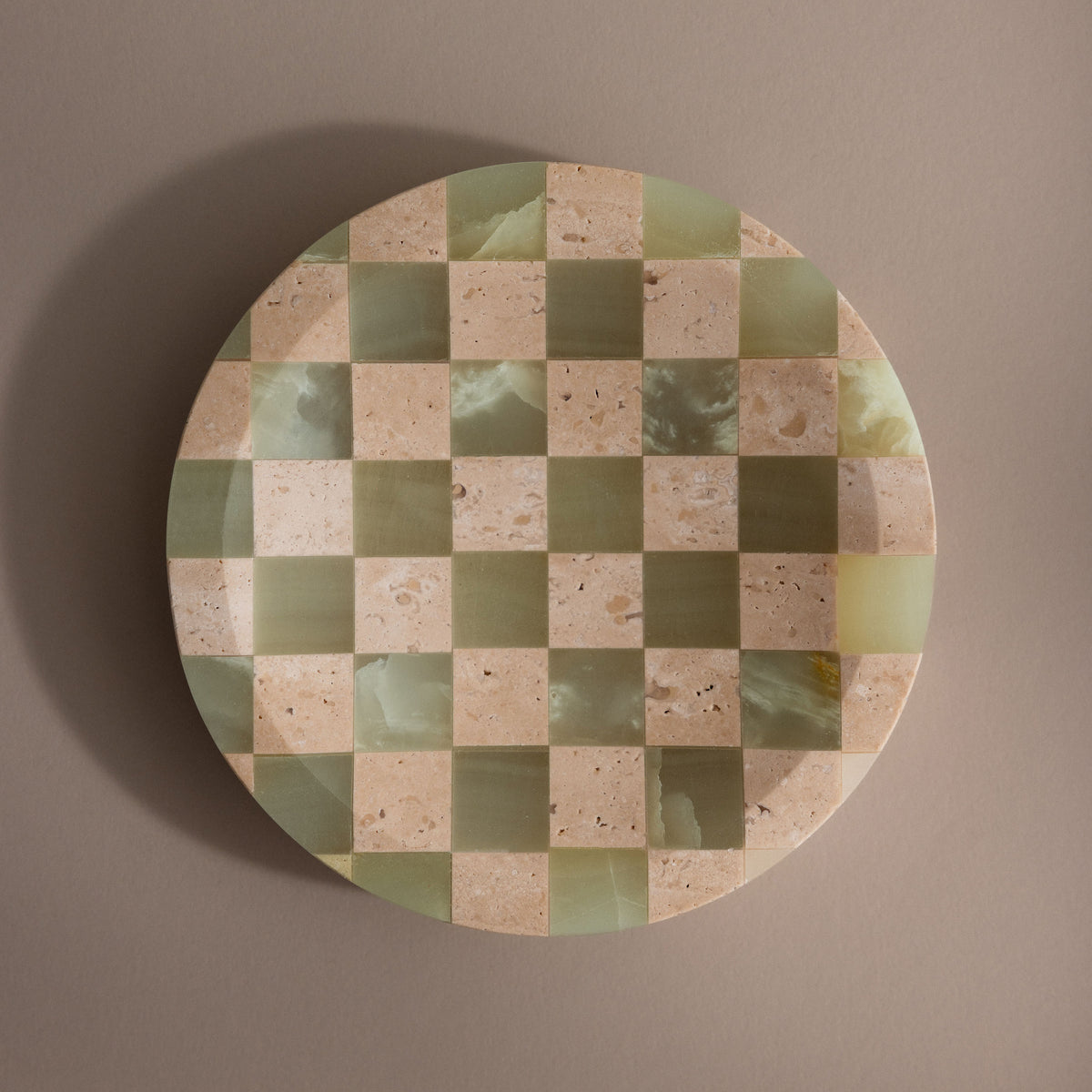 Green Checkered Jewelry Dish