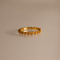 Lace Eternity Topaz Ring
