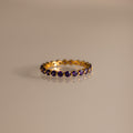 Lace Eternity Amethyst Ring