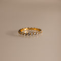 Lace Eternity Aquamarine Ring