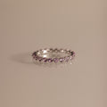 Lace Eternity Pink Tourmaline Ring