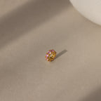 Infinity Pink Tourmaline Charm