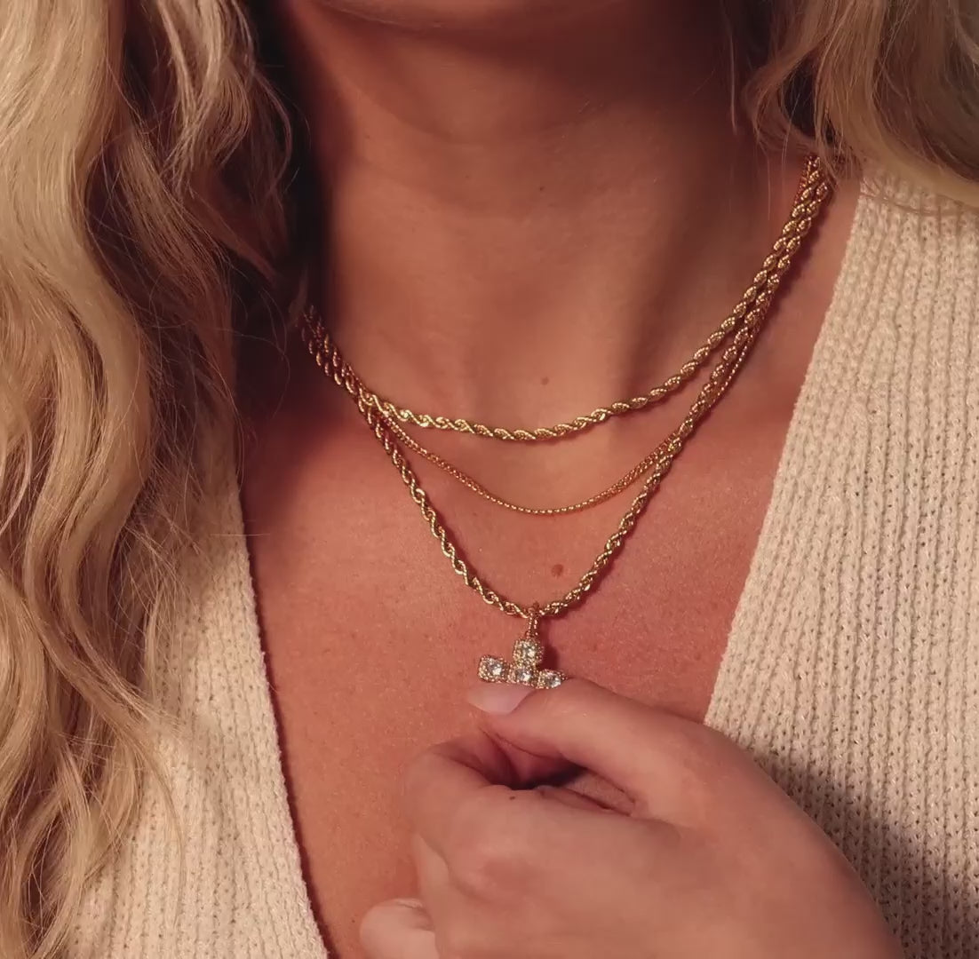 Majesty Cross Necklace