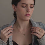 Jade Heart Charm Necklace