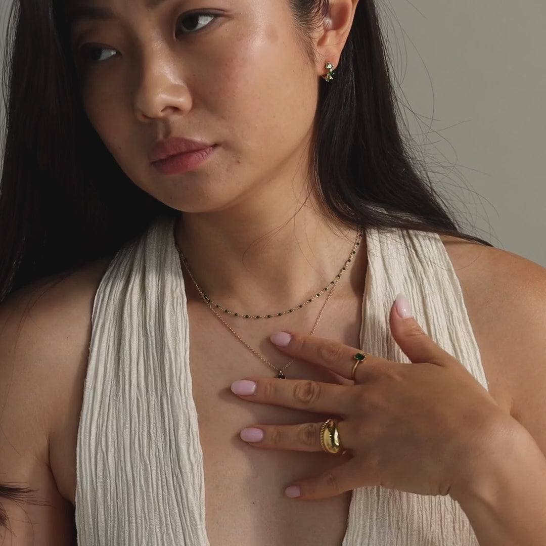 North Star Birthstone Necklace