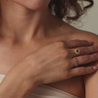 Celestial Alexandrite Halo Ring