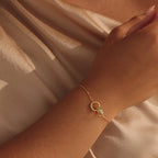 Interlocking Opal Inlay Bracelet