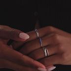 Juego de anillos con forma de dúo