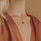 Agate Pendant Necklace