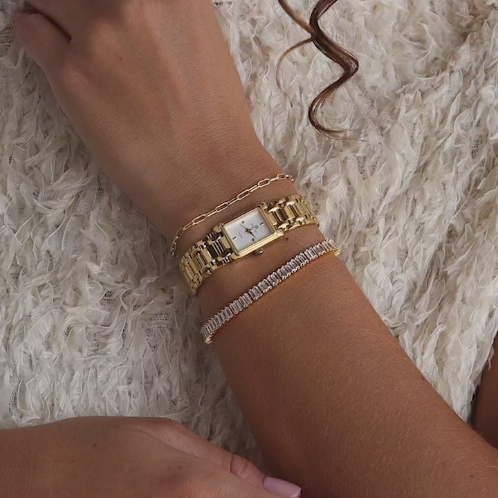 Vertical Baguette Tennis Bracelet