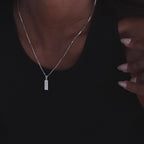 Dainty Tag Name Necklace