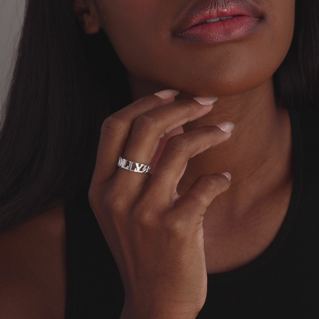 Newsletter Curb Name Ring